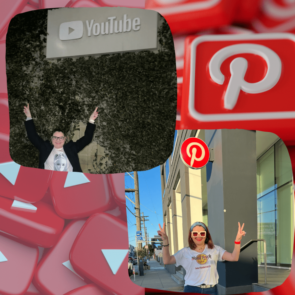 YouTube y Pinterest